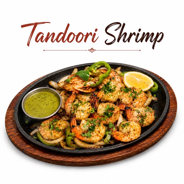 Tandoori Shrimp.