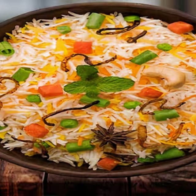 Vegetable Biryani.
