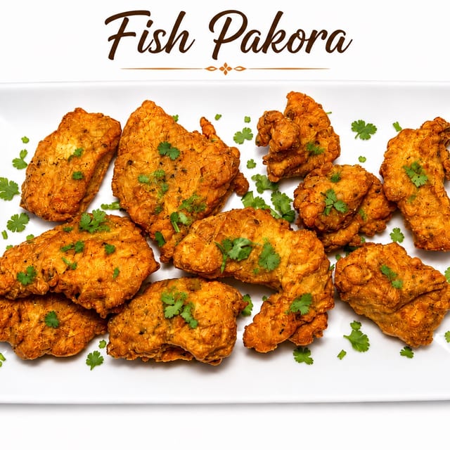 Fish Pakora.