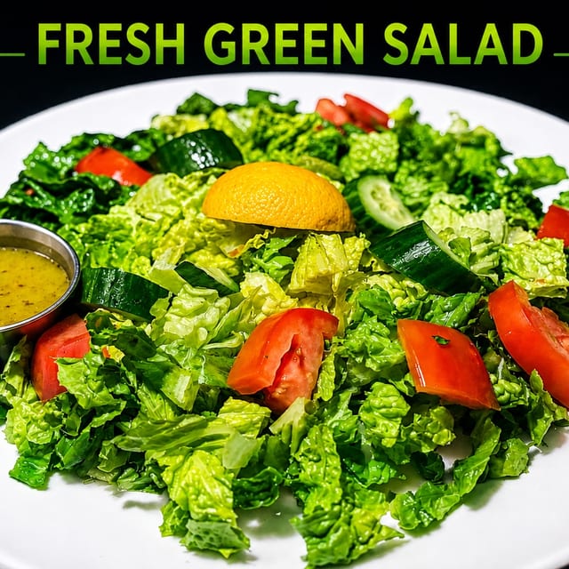 Fresh Green Salad.