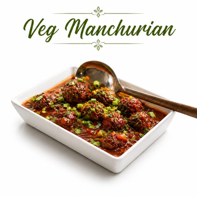 Veg Manchurian.