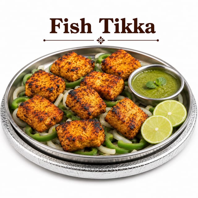 Fish Tikka Tandoori.