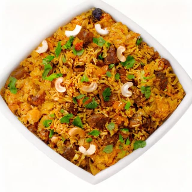 Goat Biryani.