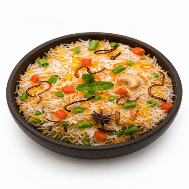 Vegetable Biryani.