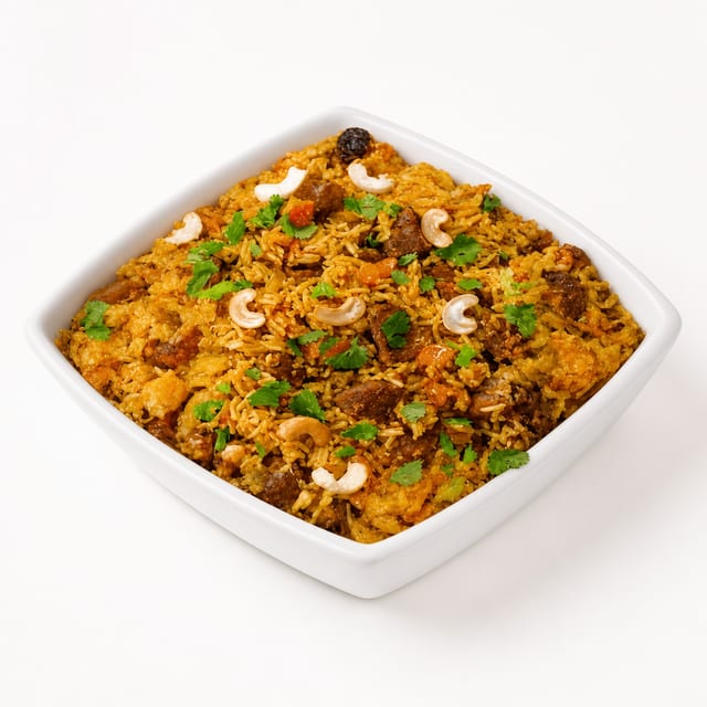 Goat Biryani.