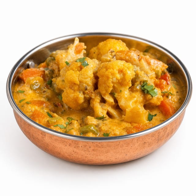 Vegetable Korma Lunch.