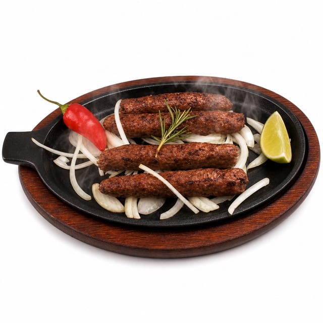 Chicken Seekh Kebab.