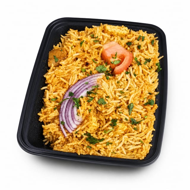 Paneer Biryani.