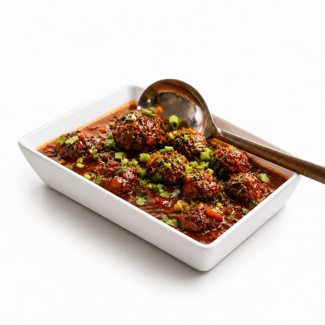 Veg Manchurian.