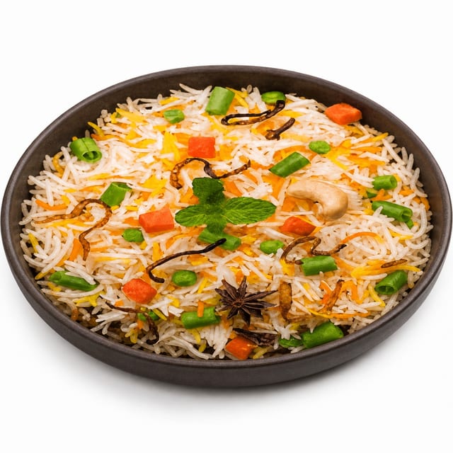 Vegetable Biryani.