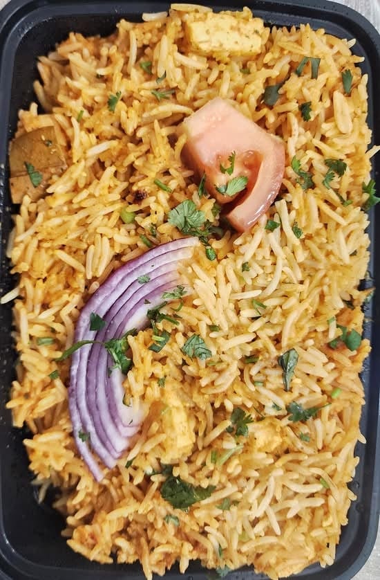 Paneer Biryani.