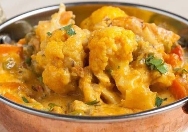 Vegetable Korma Lunch.